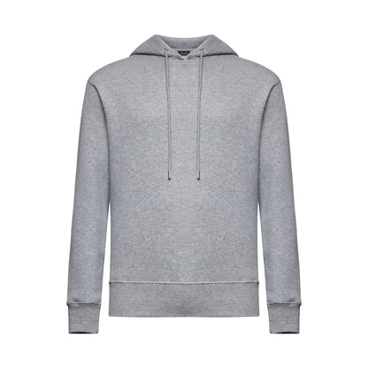 Gray Hoodie in Cotton Cashmere