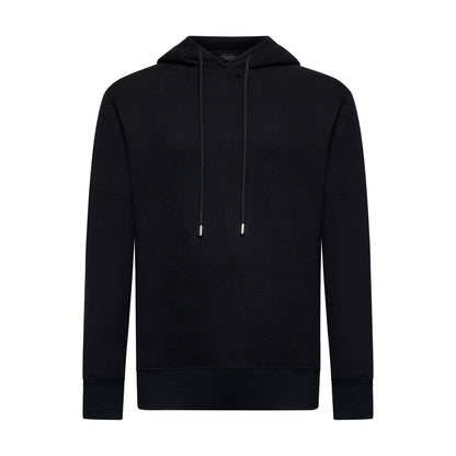 Black Hoodie in Cotton Cashmere