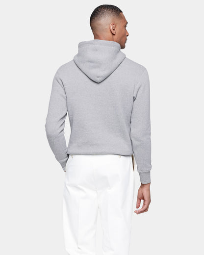 Gray Hoodie in Cotton Cashmere
