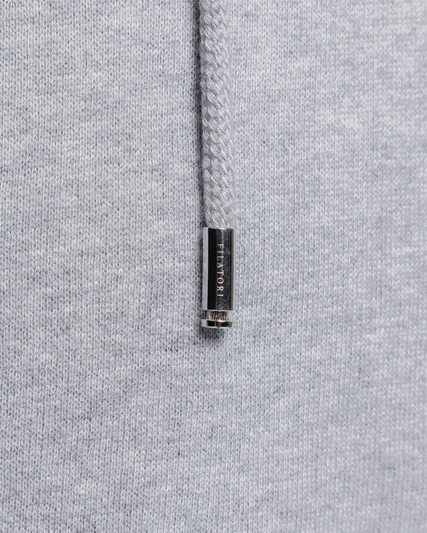 Gray Hoodie in Cotton Cashmere