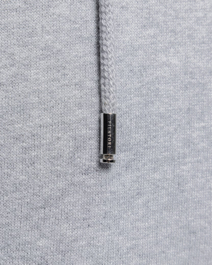 Gray Hoodie in Cotton Cashmere